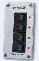 Votronic Schalter-Panel 4 S  12/24 Marine